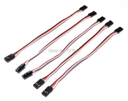 5/Pcs 20cm (200mm) Servo Extension Lead Wire Cable For RC Futaba JR Male to Female