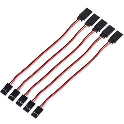 5/Pcs 15cm (150mm) Servo Extension Lead Wire Cable For RC Futaba JR Male to Female