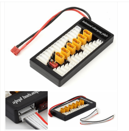 XT60 Parallel Balanced Charging Circuit Board For SKyrc/Imax Chargers With T(Dean) Plug 2-6s