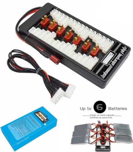 T(Dean) Plug Parallel charging Circuit Board For SKyrc/Imax Chargers With T(Dean) Plug 2-6s
