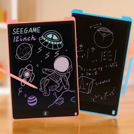 LCD Multicolor Screen Writing Tablet Erasable Writing Board (12 inch)
